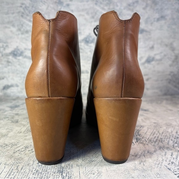 coclico leather lace up wedge booties - Picture 6 of 14